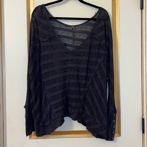 Free People Black Sweater